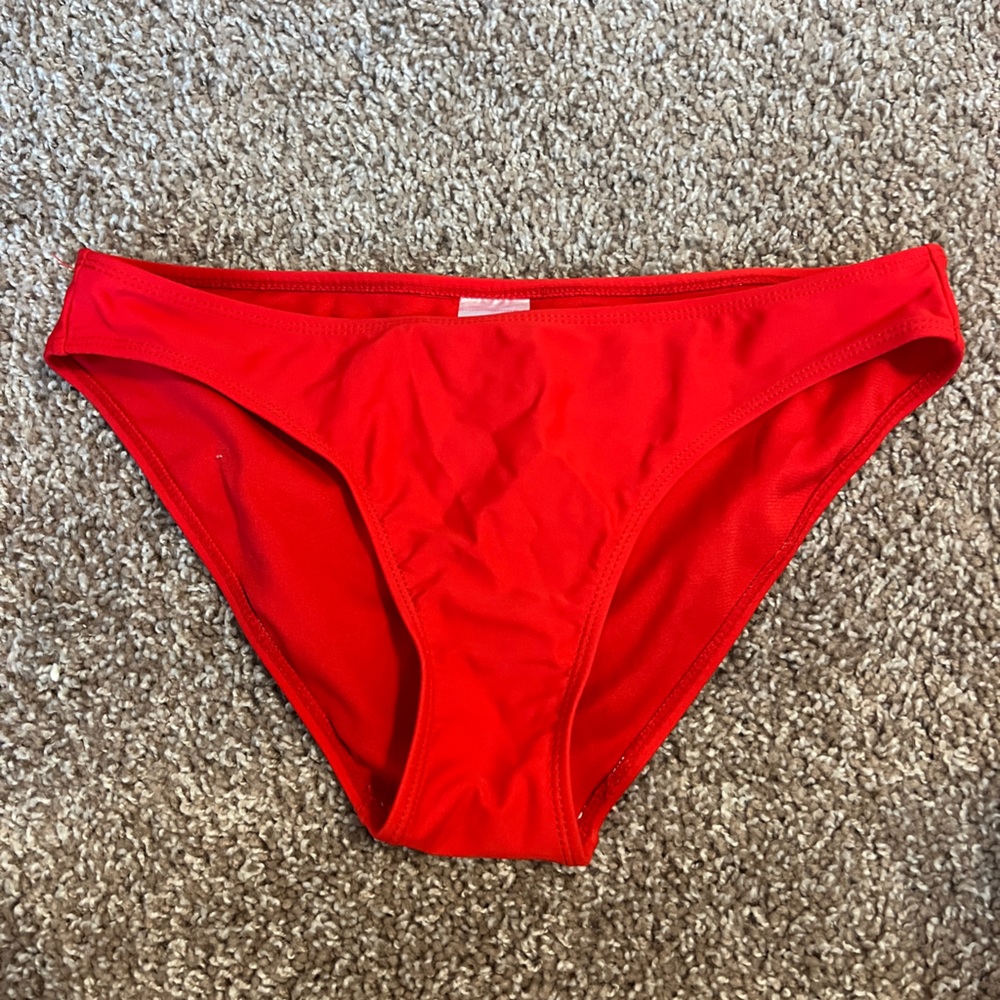 Red bikini bottoms NWOT